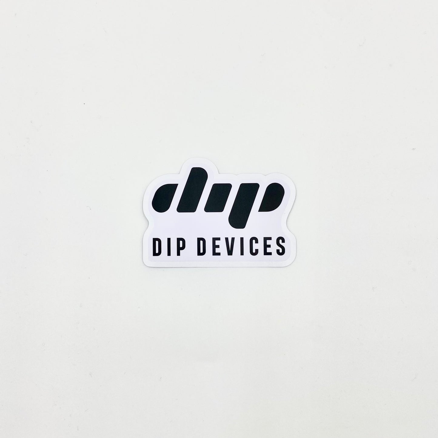 'Dip' Logo Sticker - Black