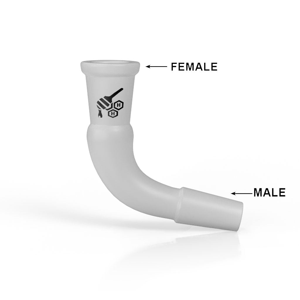 GLASS ELBOW ADAPTER