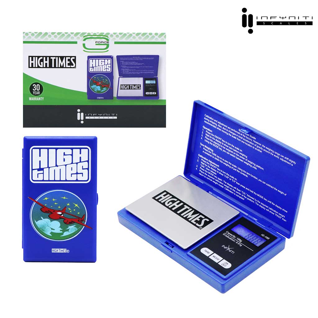 Infyniti High Times G-Force digital pocket scale, 100g x 0.01g precision