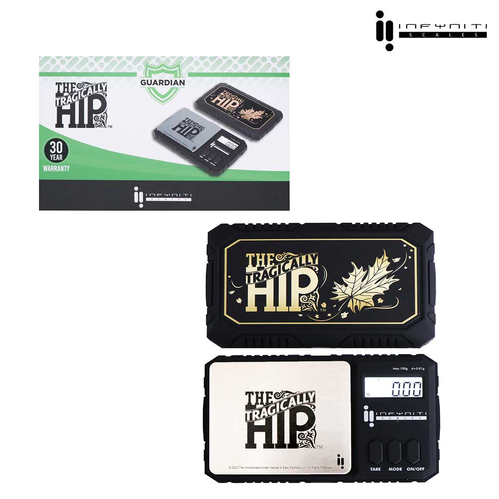 The Tragically Hip G-Force scale - 100g x 0.01g