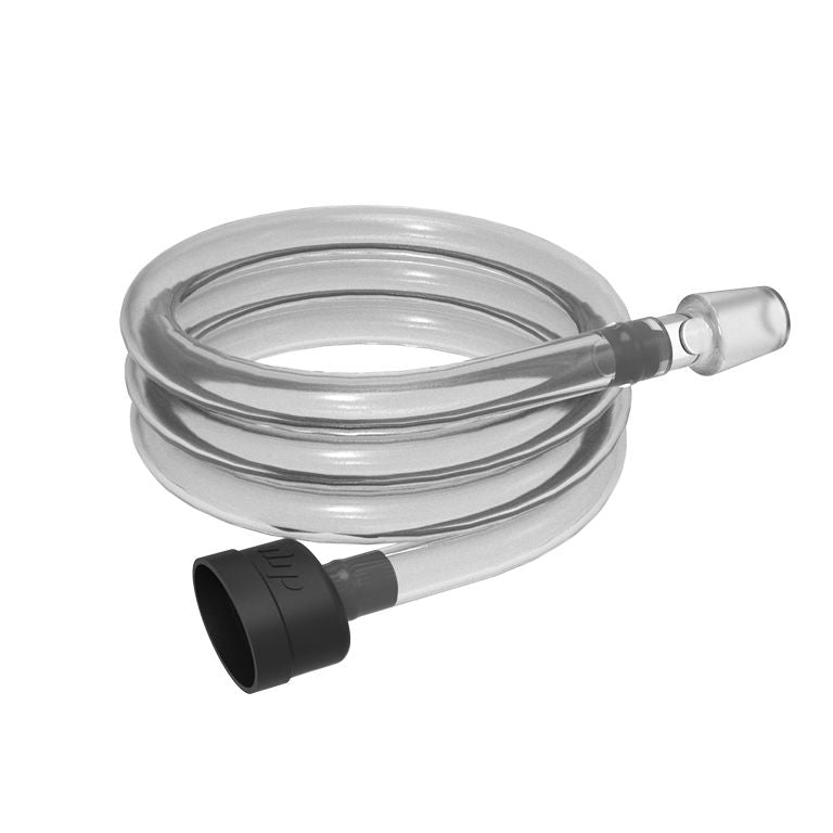 Dipwhip electric dab straw attachment for glass and rigs front view