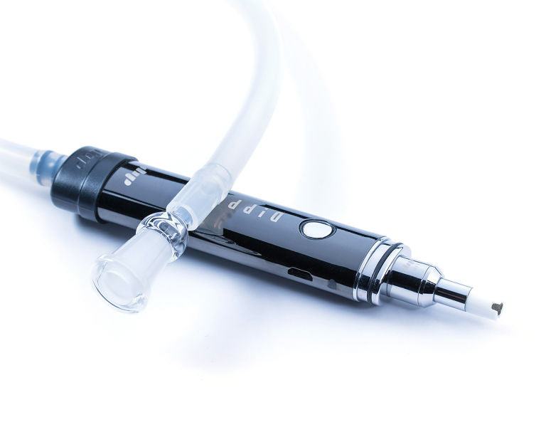 Dipwhip electric honey straw Attachment connected to Dipper alt view