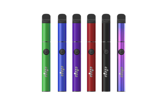 Dip device dab pens in a range of colors such as cosmic pink and purple, green, red, black.