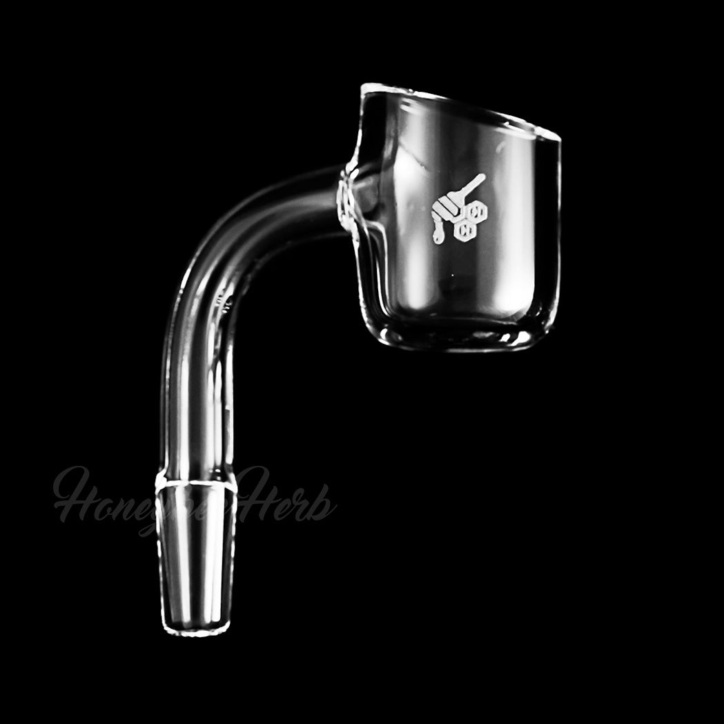 Honeybee Herb Original 90 degree quartz banger with 10mm male joint