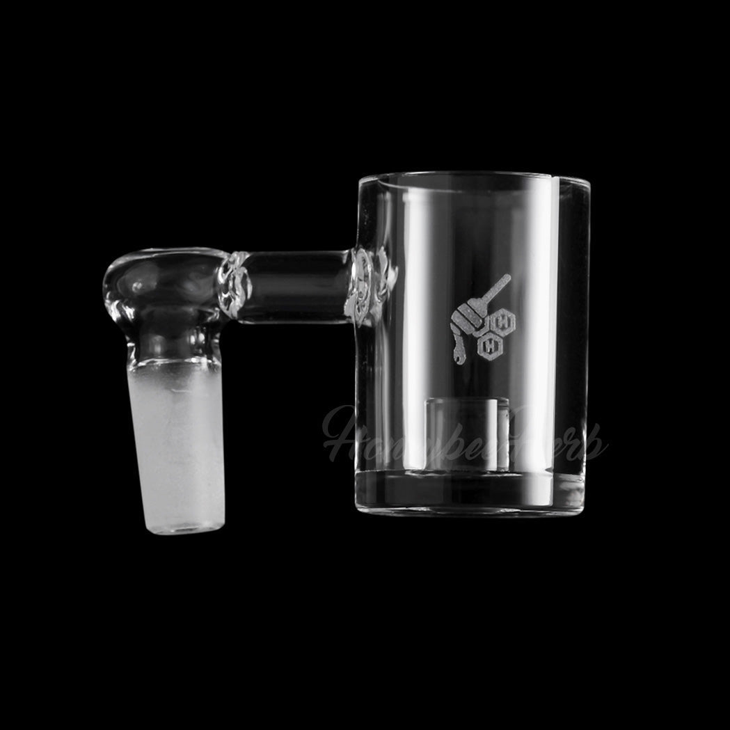 Core reactor sidecar quartz banger, 90 degree (YL), view 4