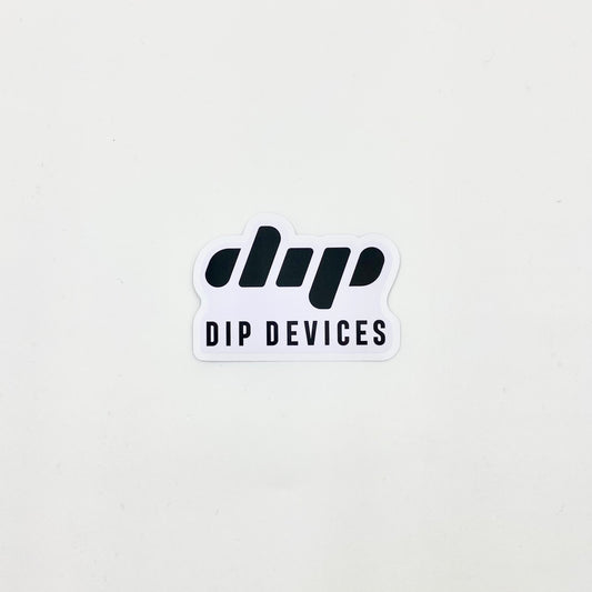 'Dip' Logo Sticker - Black