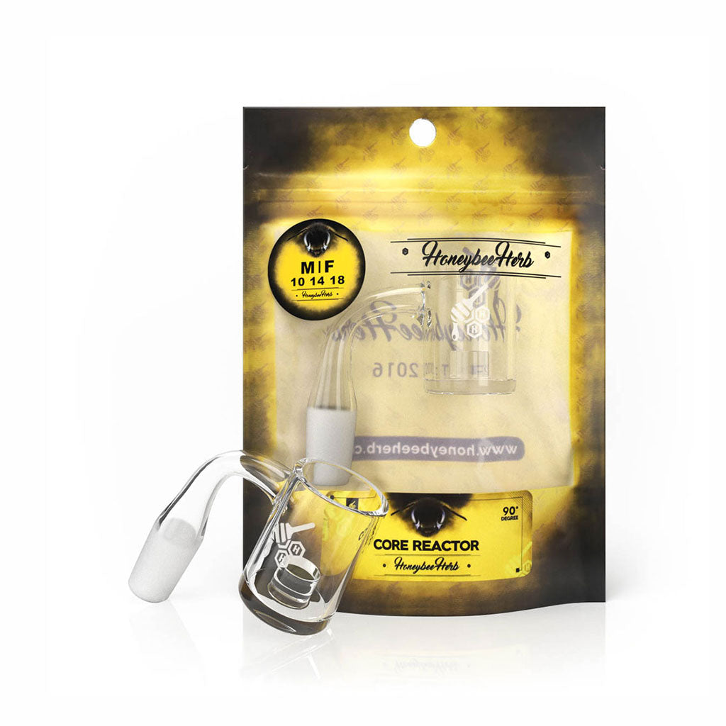 Core reactor quartz banger 90 degree yellow, view 2