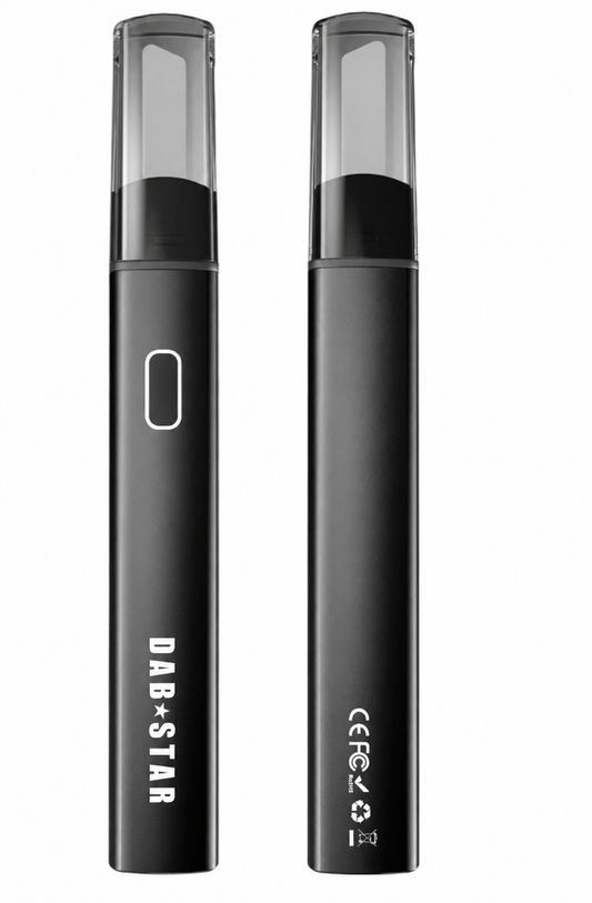 DabStars electric hot knife with heated ceramic tip — cordless dab tool for loading wax and concentrate