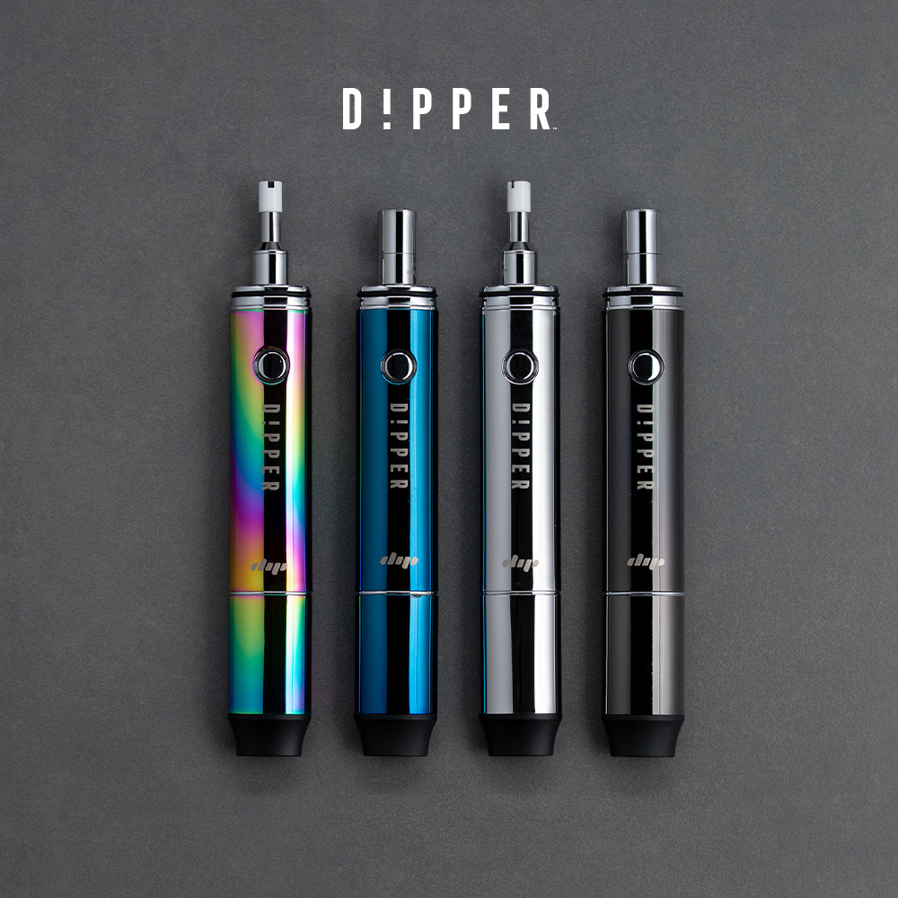 Dipper - Dab Honey Straws and Dab Pens in rainbow and metallic finishes