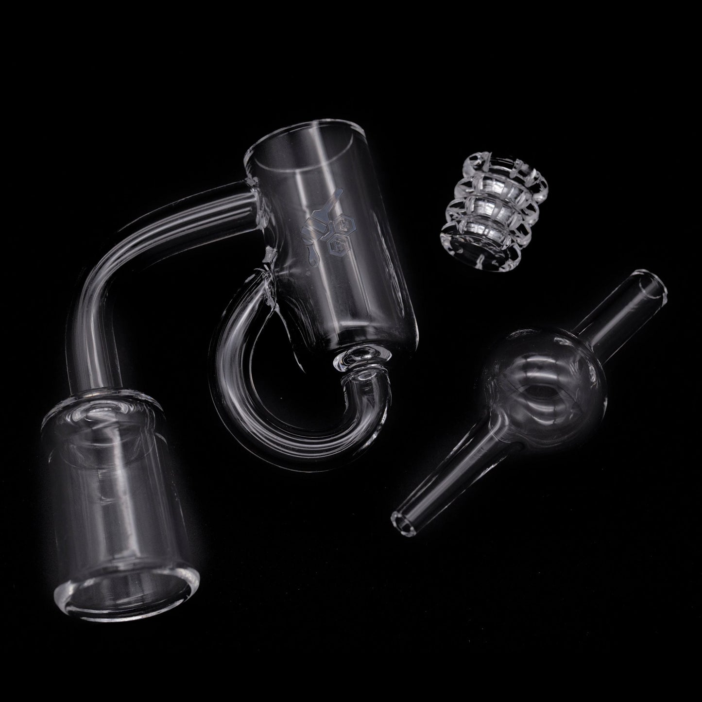 Honey recycler quartz banger (YL), view 4