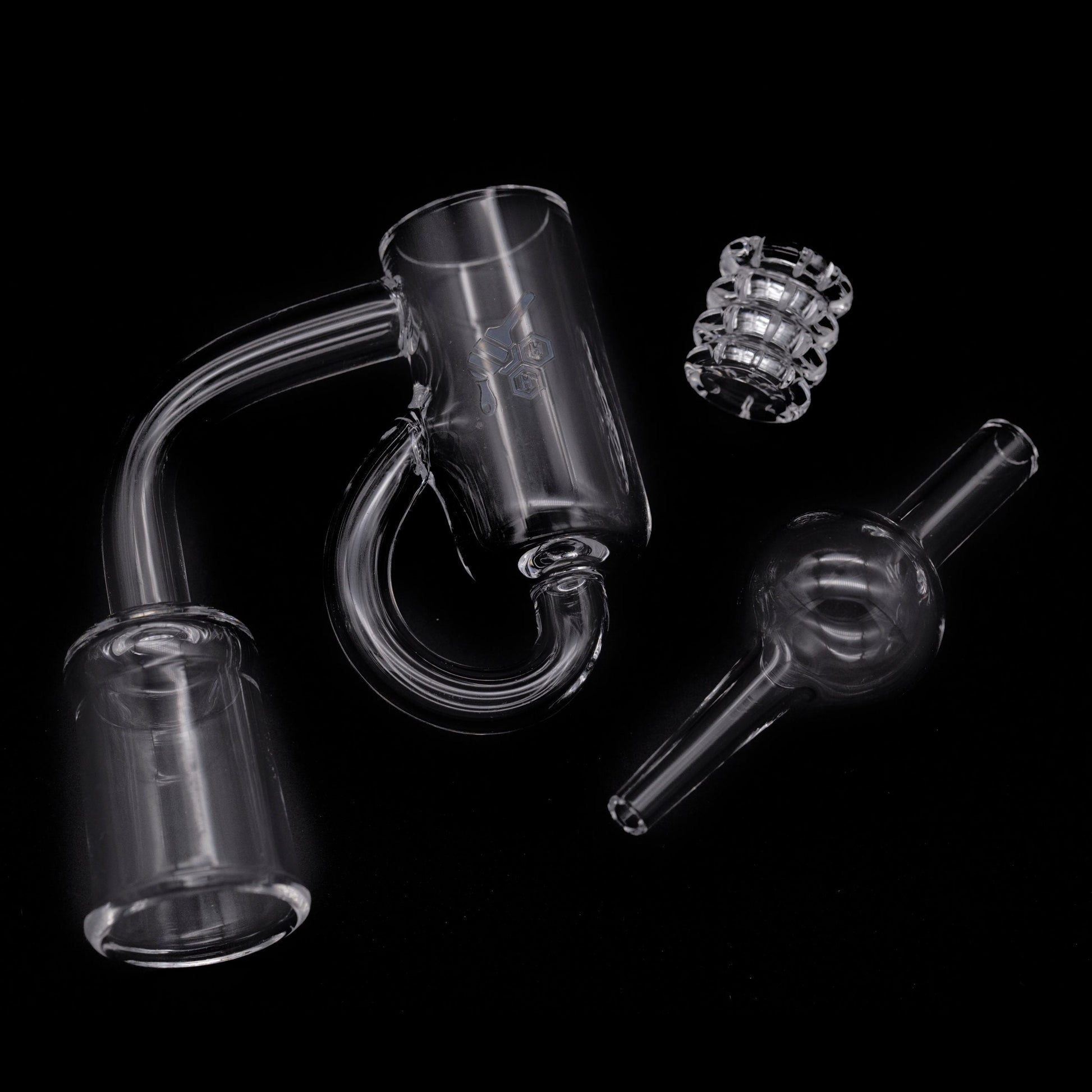 Honey recycler quartz banger (YL), view 4