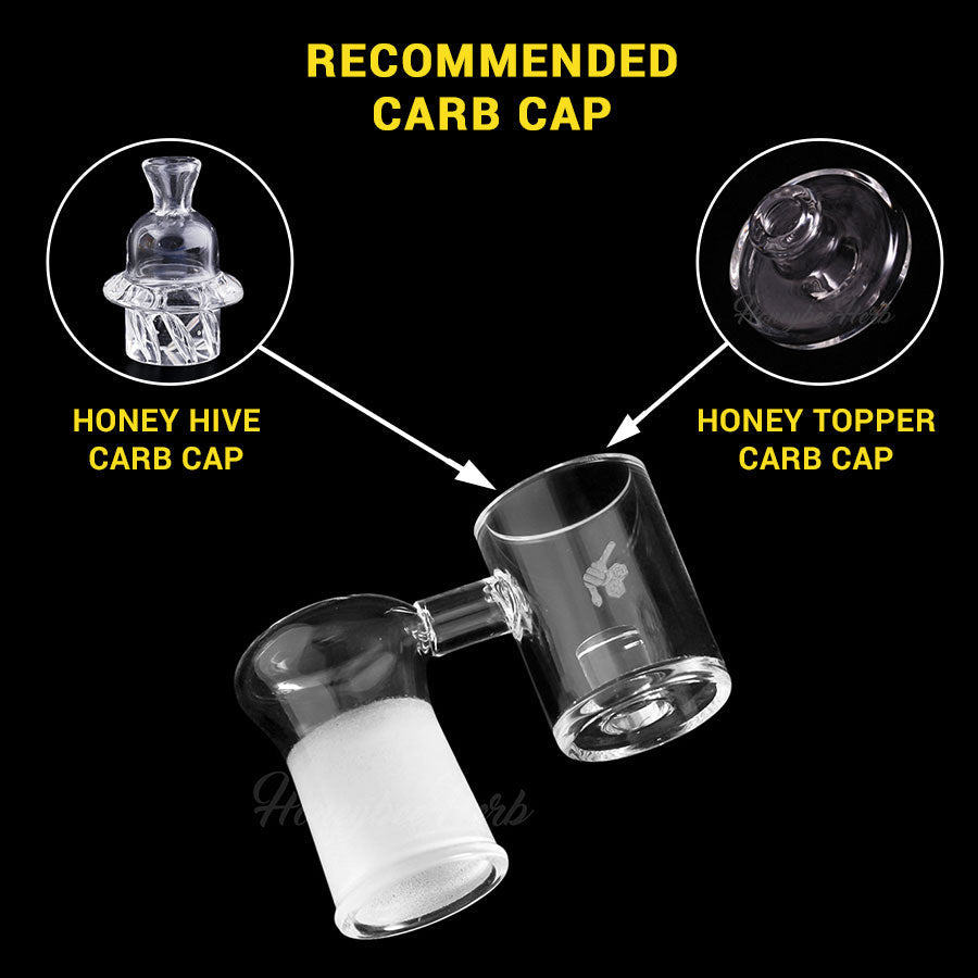 Core reactor sidecar quartz banger, 90 degree (YL), view 6