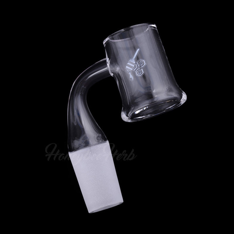 Honey mug quartz banger, 90 degree (YL), view 10