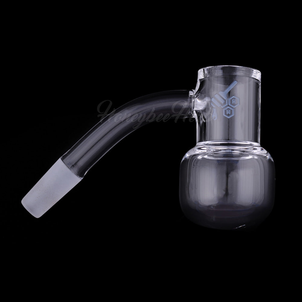 Honey kettle quartz banger, 45 degree (YL), view 4
