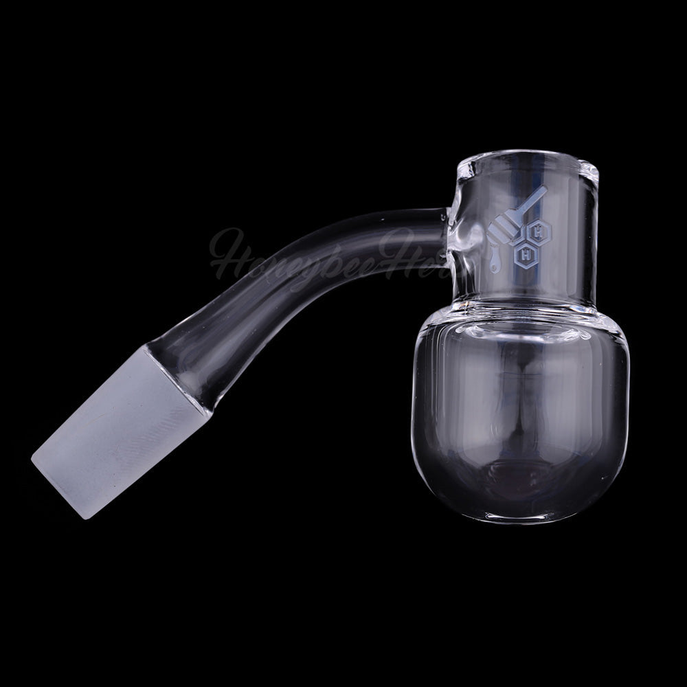 Honey kettle quartz banger, 45 degree (YL), view 5