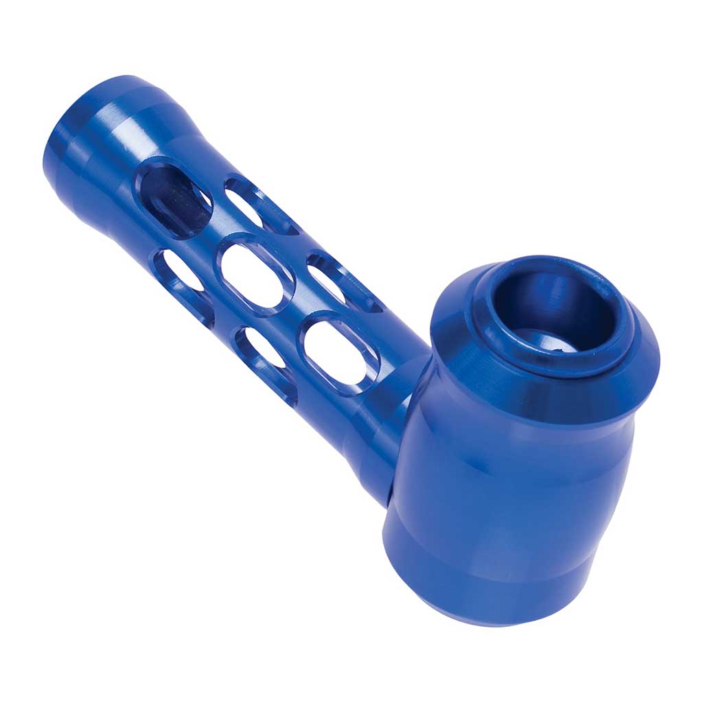 Aluminum Glass Perforated Pipe Hand for Sale| Honeybee Herb – Dip Devices