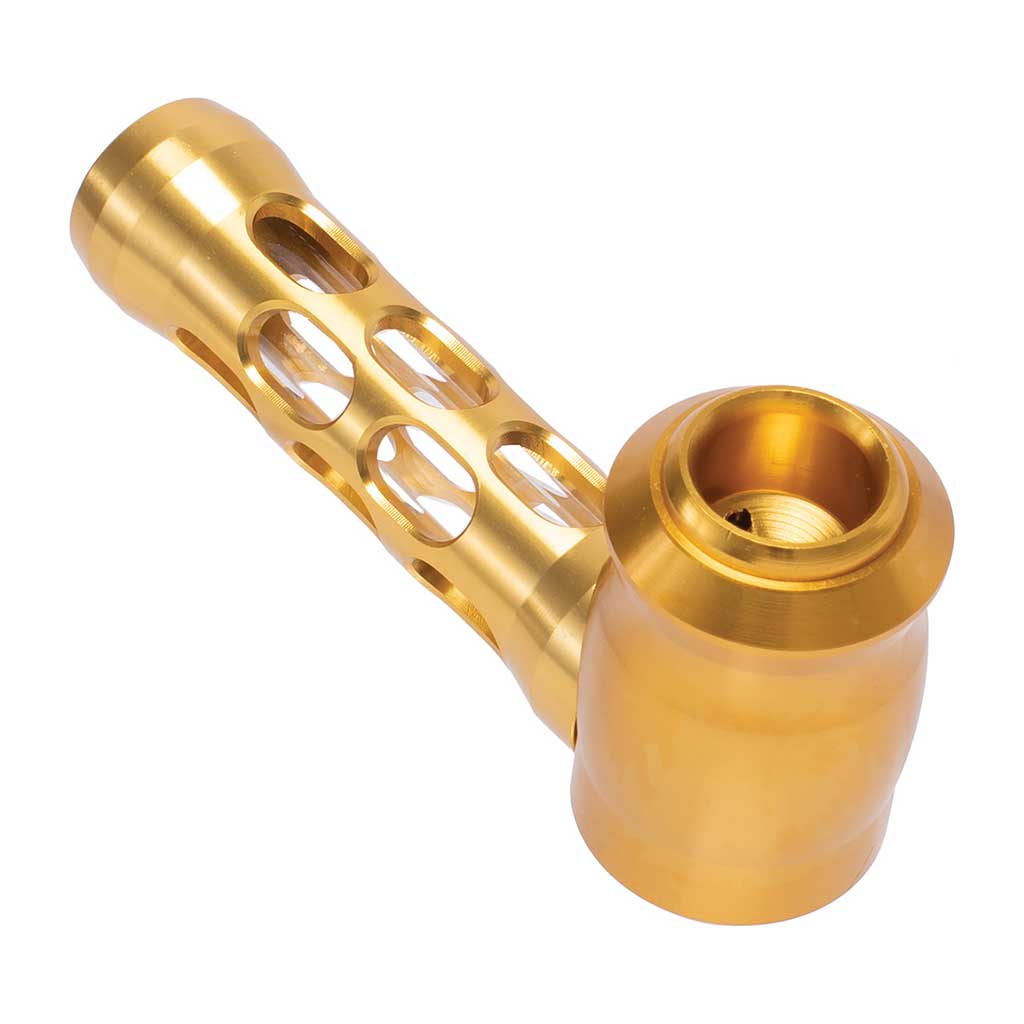 Aluminum Glass Perforated Pipe Hand for Sale| Honeybee Herb – Dip Devices
