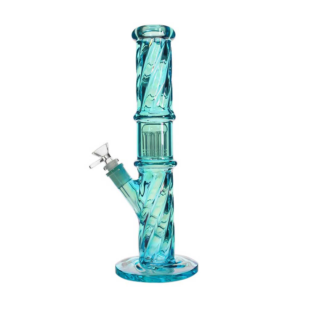 TWISTED TREE PERC STRAIGHT TUBE BONG