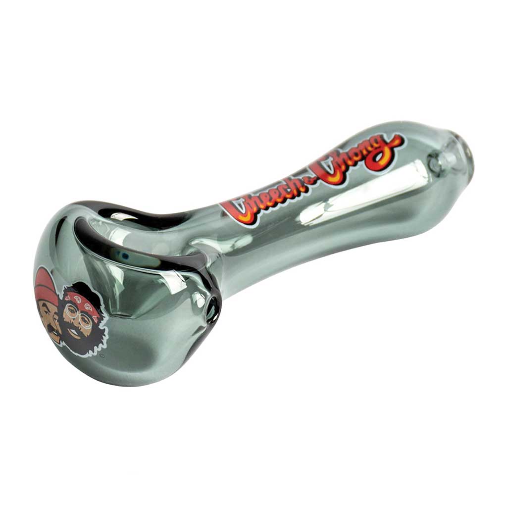 Cheech Miss Tempest frosted glass hand pipe in smoke color