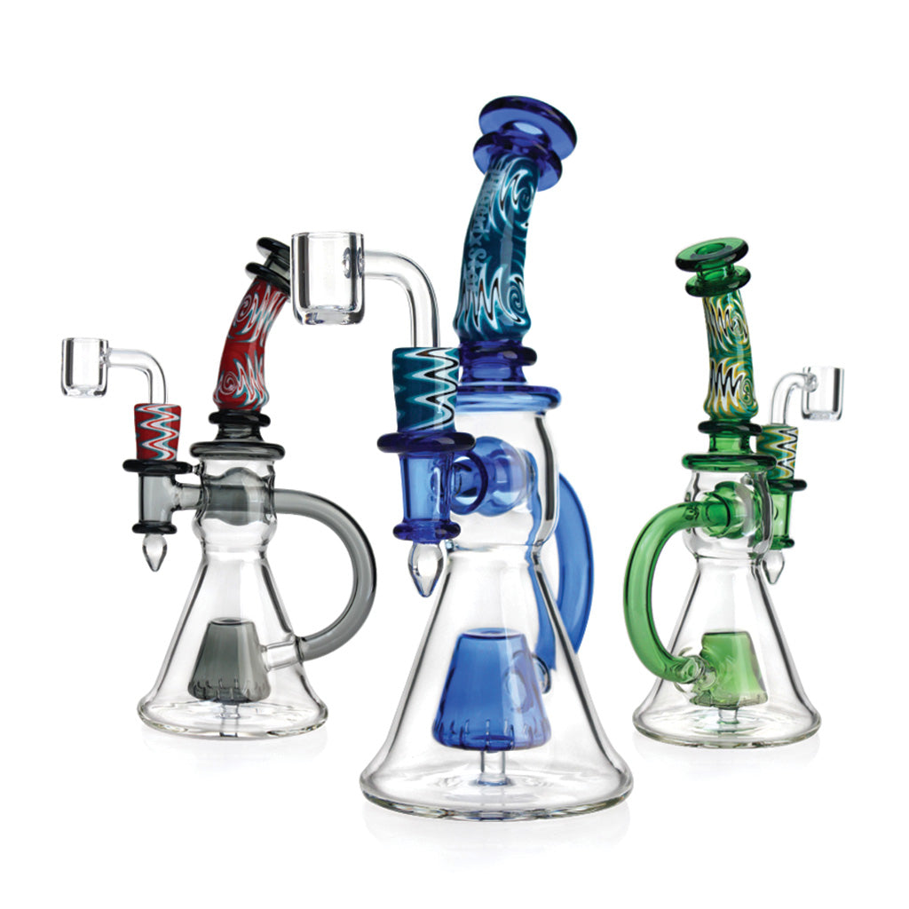 Phoenix Star 8 Inch Controlled Airflow Bubbler Dab Rig | HBH – Dip Devices