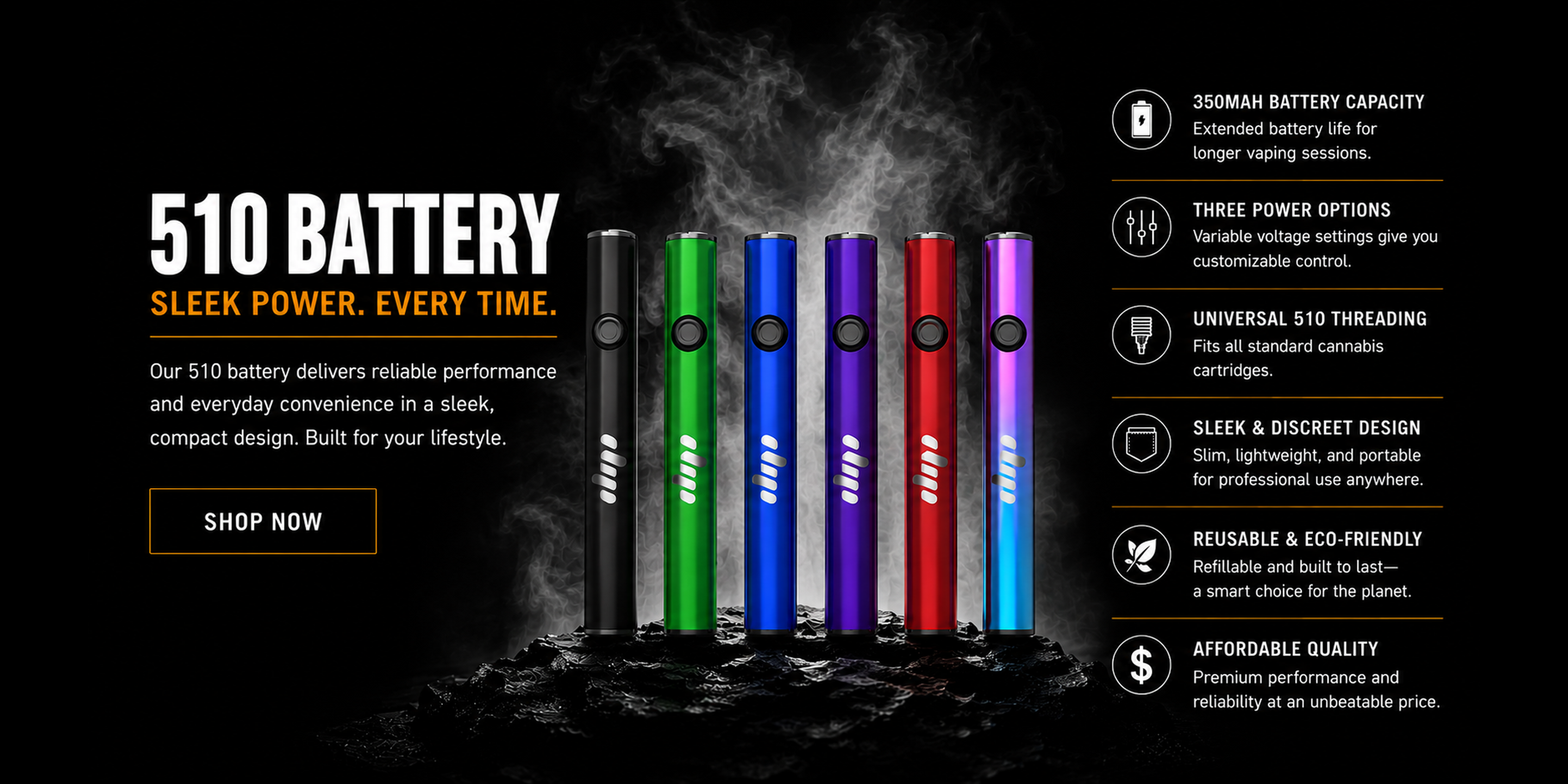 510 thread battery — Dip Devices