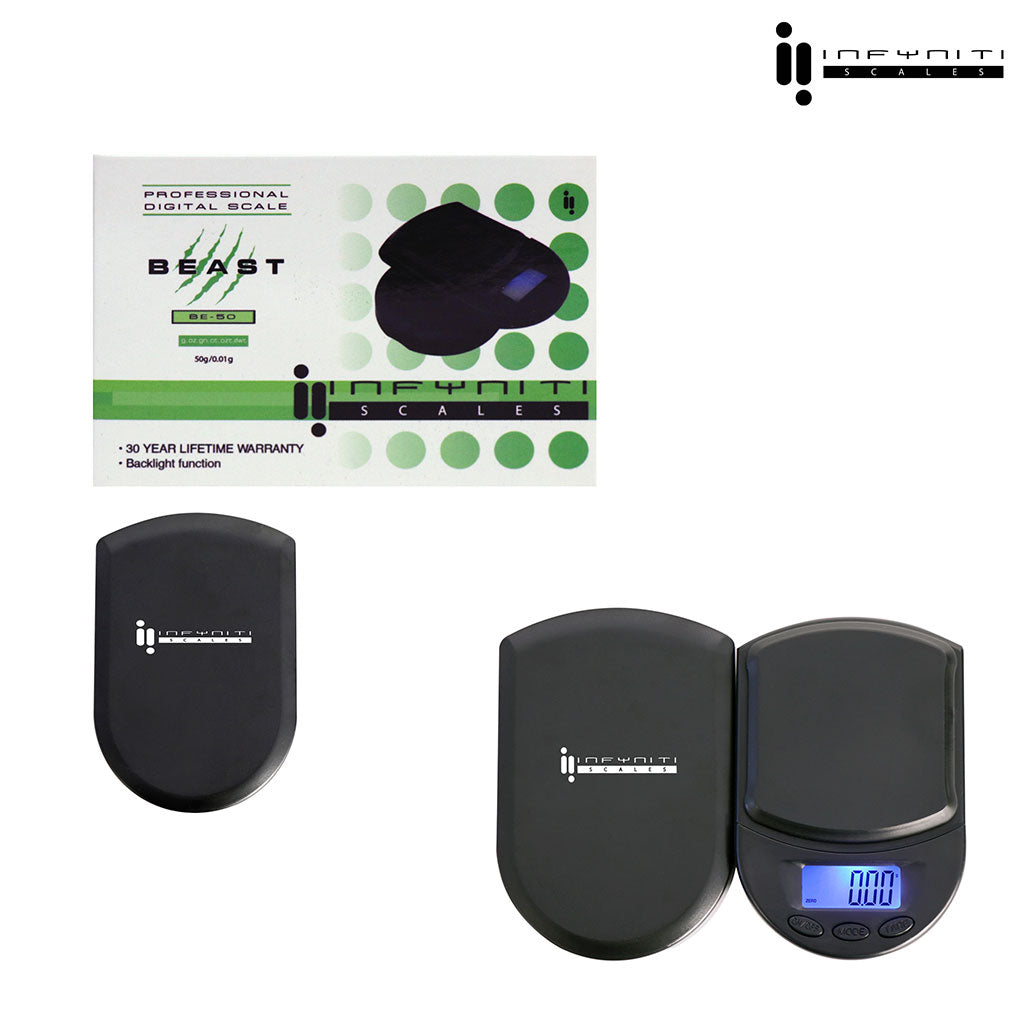 Beast Digital Pocket Scale, 50g x 0.01g | Honeybee Herb – Dip Devices