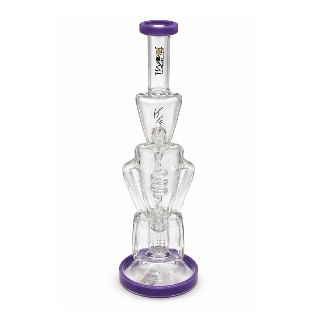LOOKAH 15 INCH COIL PERC RECYCLER DAB RIG