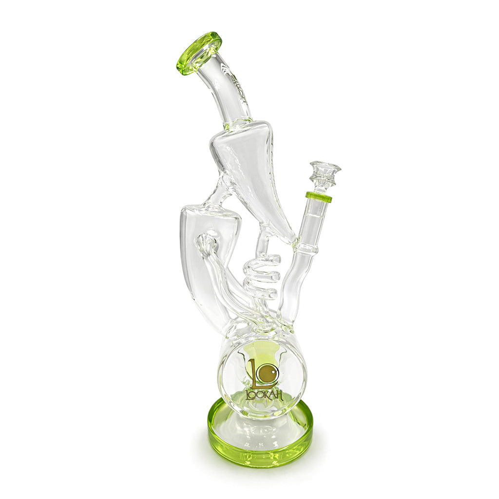 LOOKAH 15 INCH COIL PERC RECYCLER DAB RIG