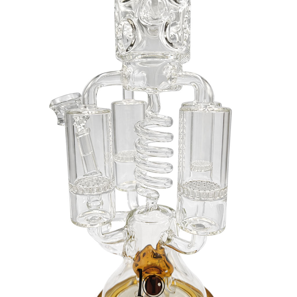 LOOKAH TRIPLE HONEYCOMB CHAMBER MULTI PERC BONG