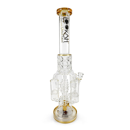 LOOKAH TRIPLE HONEYCOMB CHAMBER MULTI PERC BONG