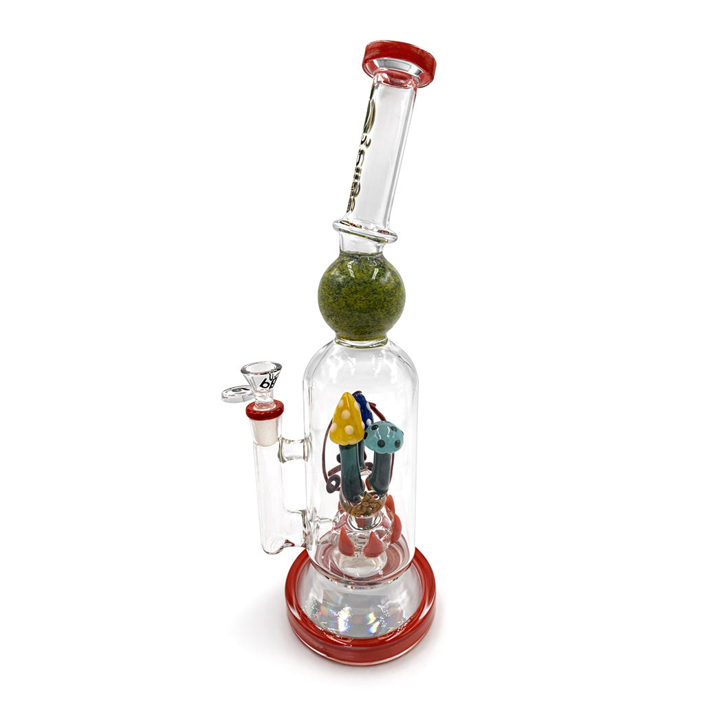LOOKAH BIIGO SPIKED MUSHROOM PERC STRAIGHT DAB RIG