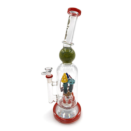 LOOKAH BIIGO SPIKED MUSHROOM PERC STRAIGHT DAB RIG