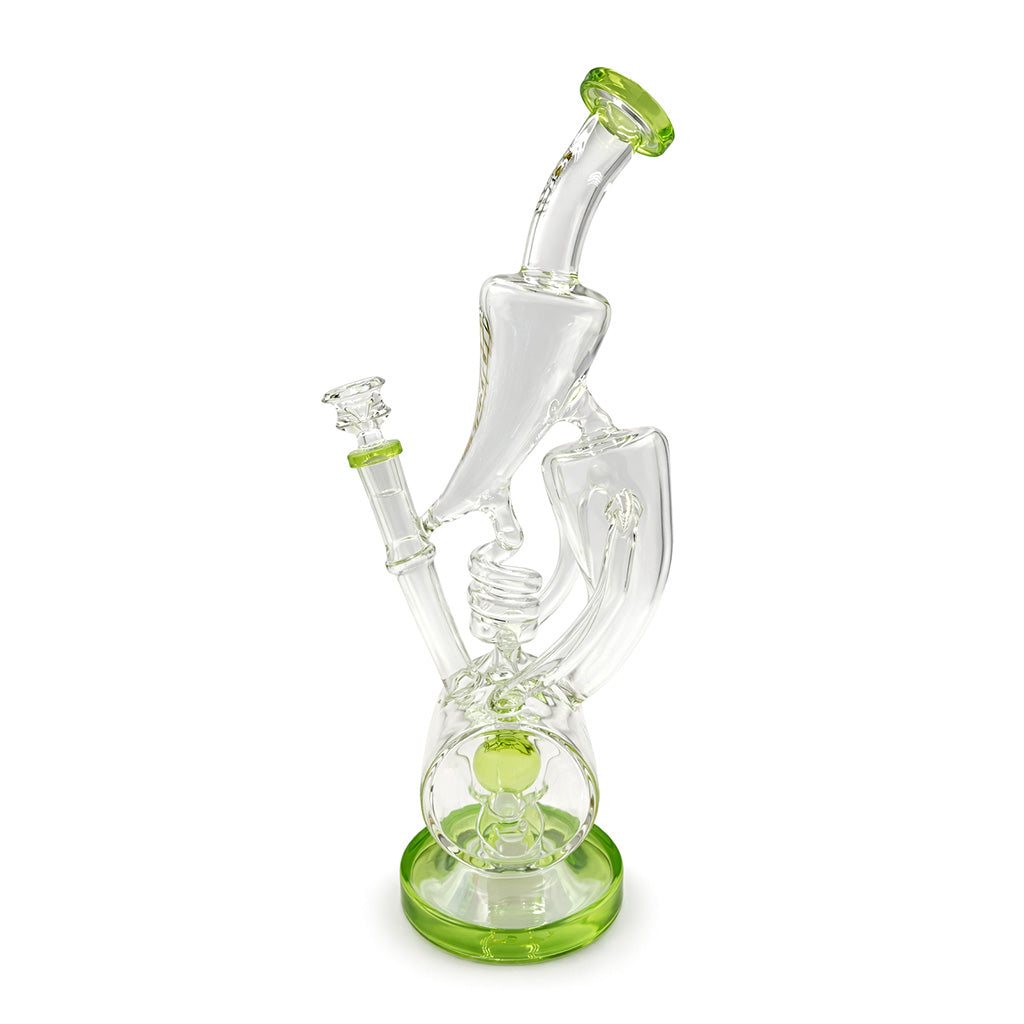 LOOKAH 15 INCH COIL PERC RECYCLER DAB RIG