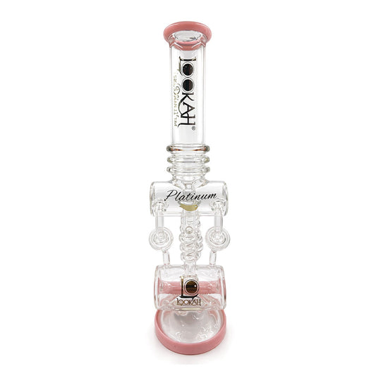 LOOKAH PLATINUM PRINCESS PINK RECYCLER DAB RIG
