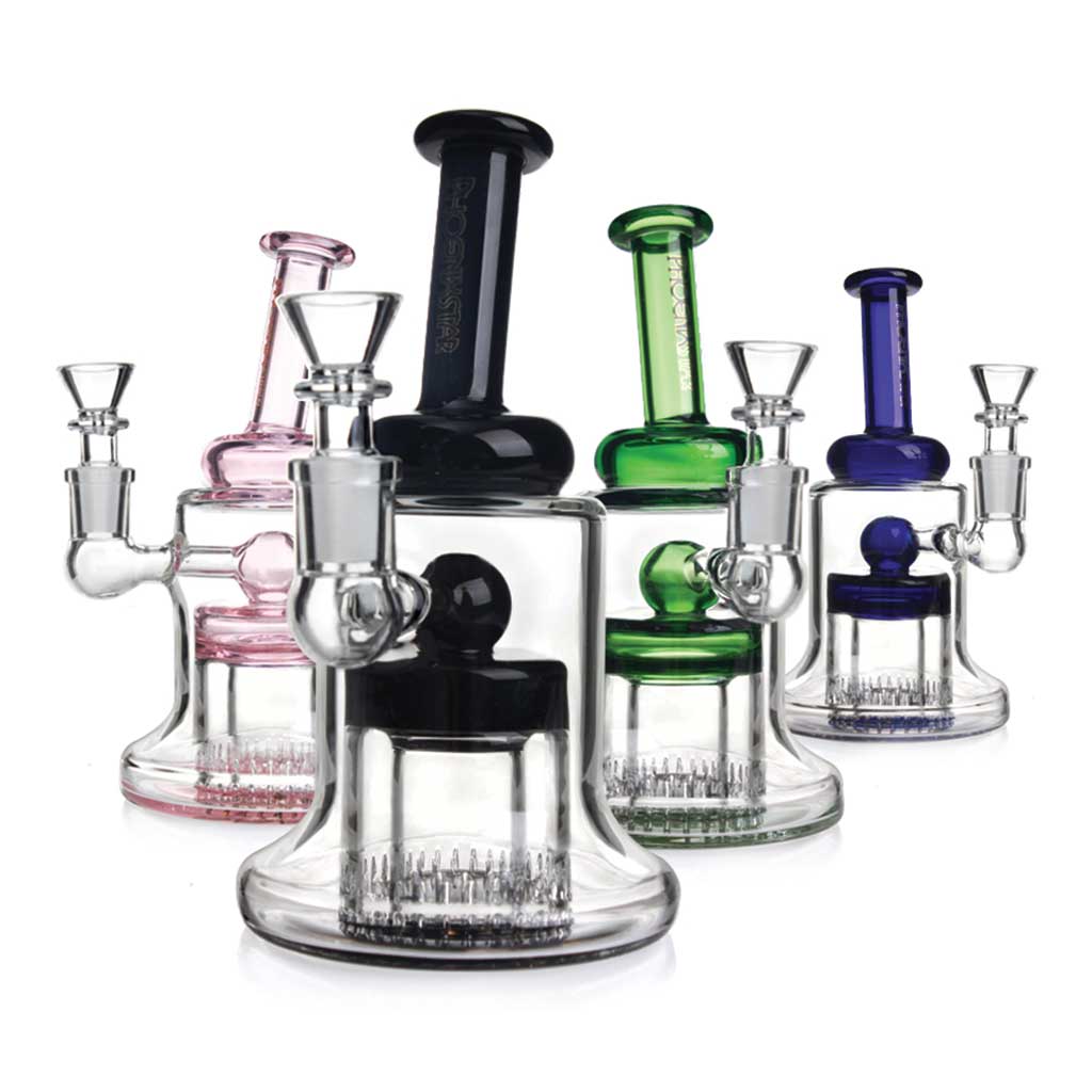 Phoenix Star 7 Inch Bubbler Dab Rig - Double Showerhead Perc – Dip Devices