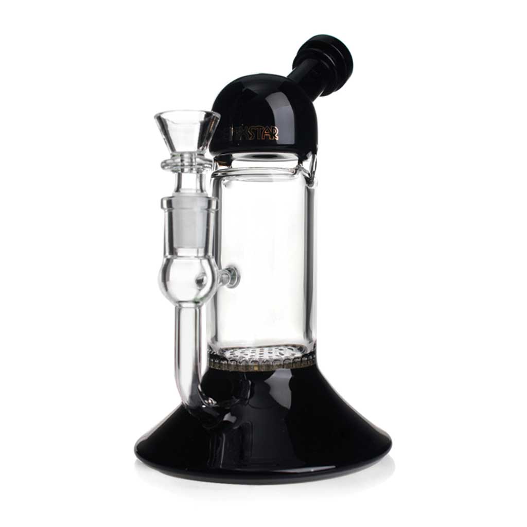 Black Phoenix Star 8-inch honeycomb perc beaker dab rig