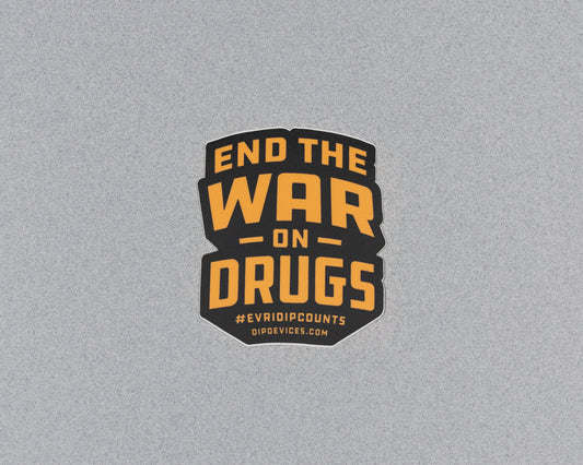 End the War on Drugs sticker