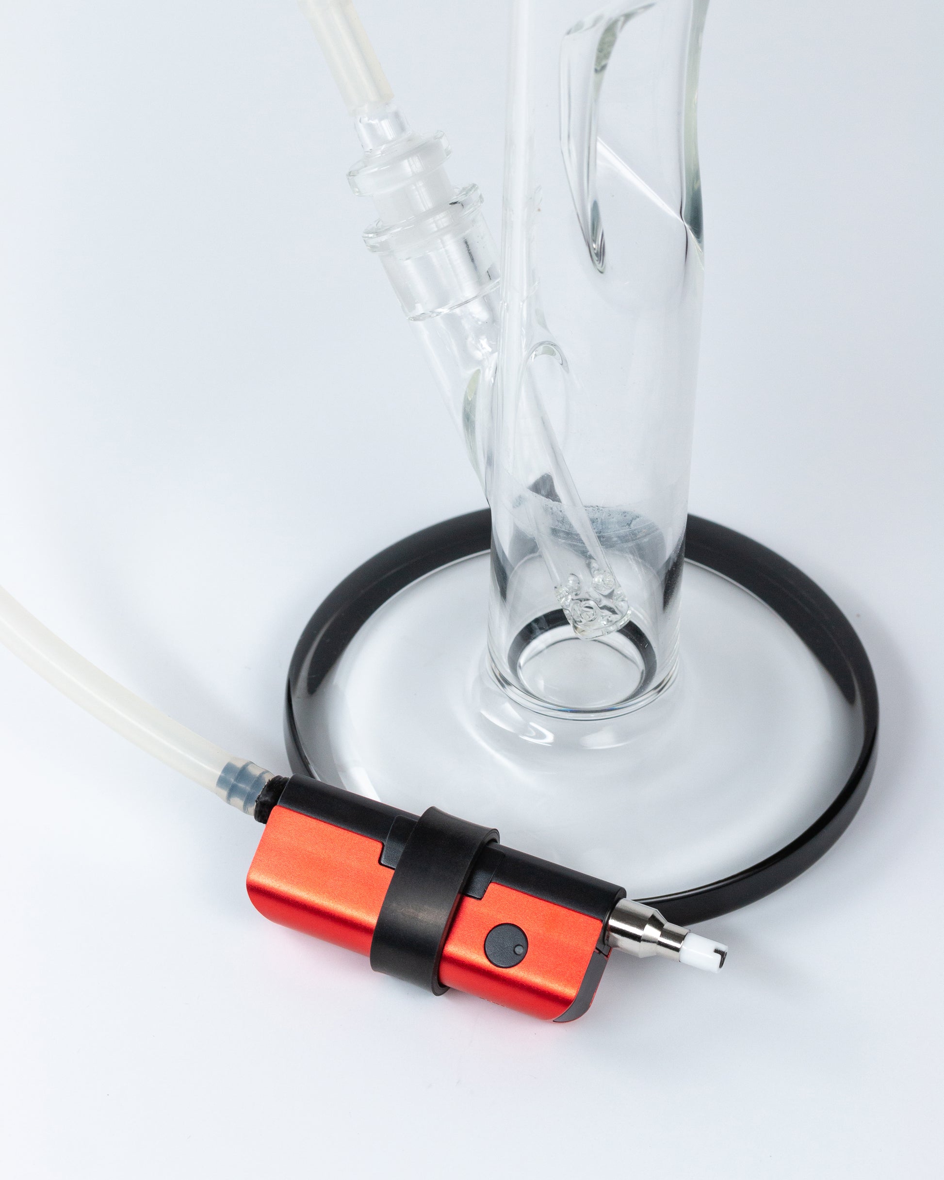 EVRI - GLASS ATTACHMENT with Female or Male Tip to combine electric vaping and dab rig water filtration without a torch