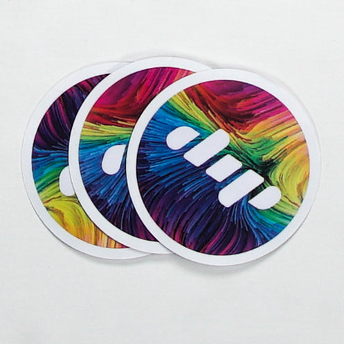 Dip rainbow sticker