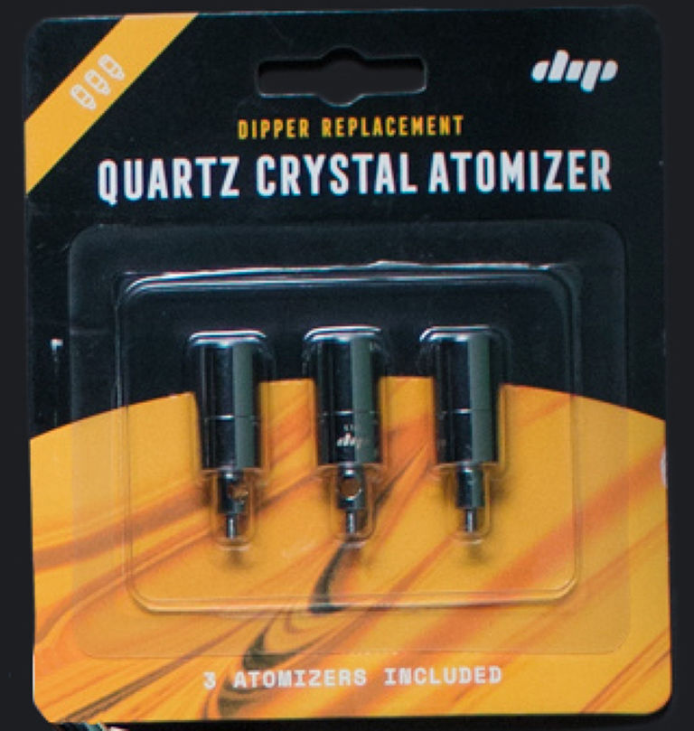Dipper wax pen quartz crystal atomizer 3 pack in packaging